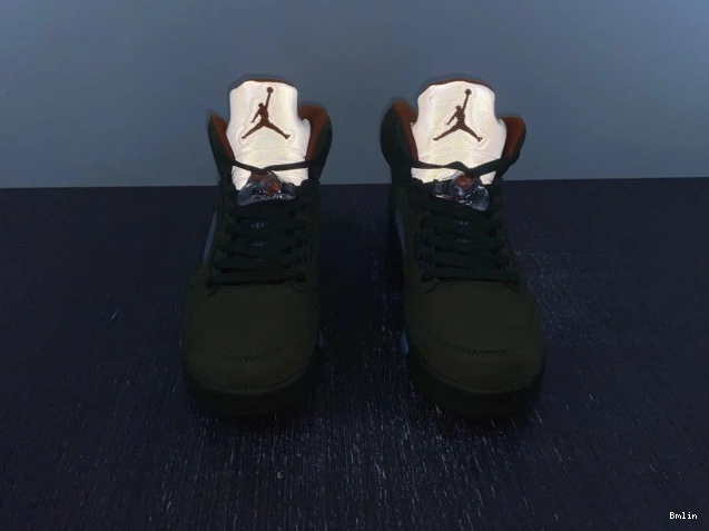 Bmlin Shoes DD0587-308 Air Jordan 5 Olive 0801